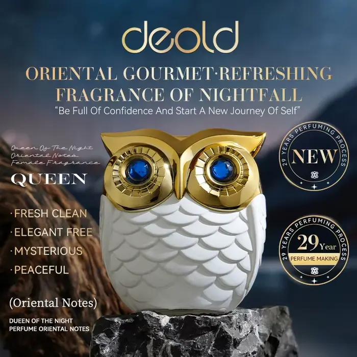 Parfum pour femme Midnight Queen 100 ml, parfum longue durée, parfum oriental élégant avec notes de 