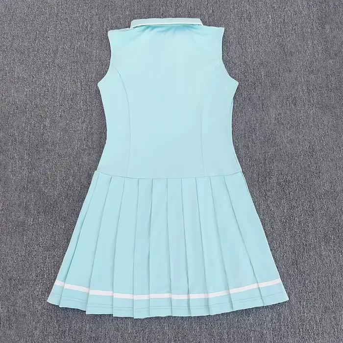 Robe de sport de golf sans manches pour femme, nouveau style 2026, avec propriétés antibactériennes,