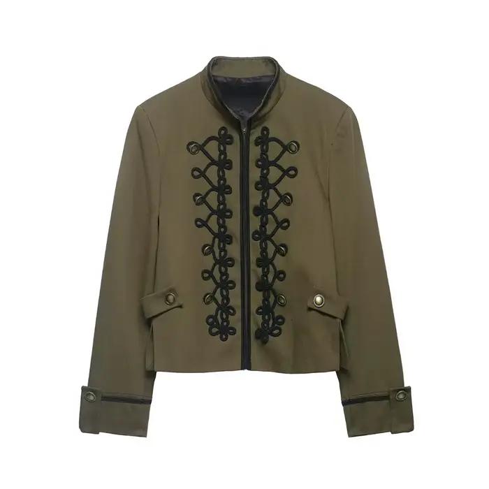 ZYIG Nouvelle Collection Printemps 2026 – Veste de Costume Élégante pour Femme avec Épaulettes Rembo