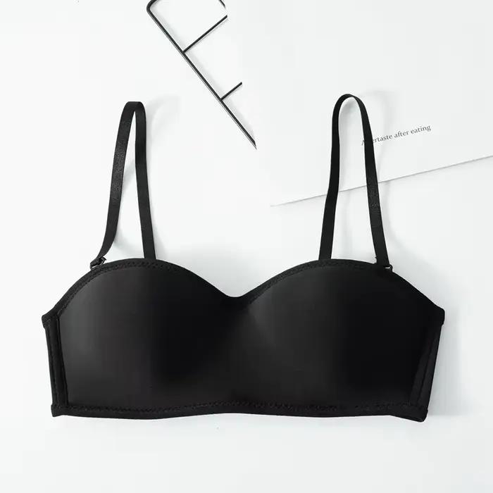 Soutien-gorge sans bretelles amovible, sans armatures, sexy, antidérapant, confortable, ajusté, sans