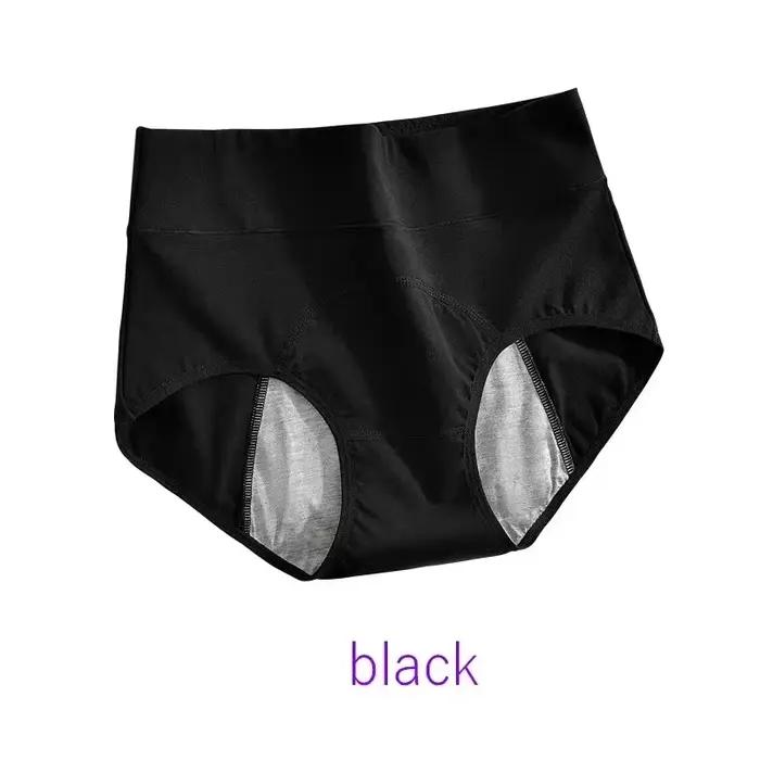 Culotte pour Menstruation coton Culotte menstruelle taille haute sous-vêtements menstruels Culotte M
