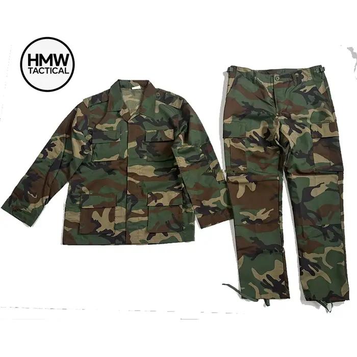Costume camouflage BDU pour hommes, résistant à l'usure, vêtements d'entraînement en plein air, M81 