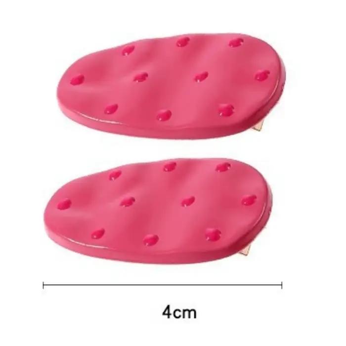 Ensemble de pinces à cheveux à pois mignons, épingles à cheveux ovales colorées, accessoires pour ch