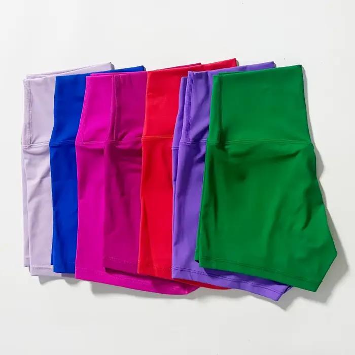 Short de sport taille haute pour femmes, short de Yoga, coupe cintrée, levage des fesses, course à p