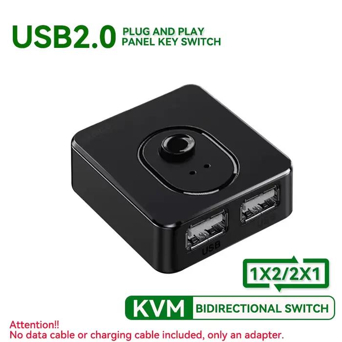 Commutateur KVM USB 3.0 1x2/2x1, hub USB bidirectionnel, commutateur USB 2.0, prolongateur USB 3.0, 