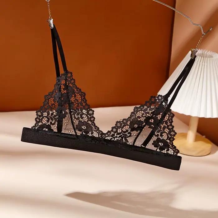 BANNIROU 1 pièces soutien-gorge Sexy pour femme dentelle mince sous-vêtements femme soutien-gorge Tr