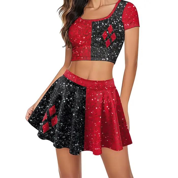 [You're My Secret] Costume de Clown de film Harley pour femmes, Costume de Cosplay de héros Joker, h
