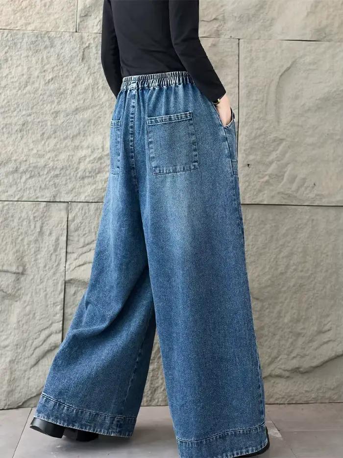 Amax LuluE 2026 printemps mode classique Denim pantalon dames Vintage solide jean décontracté femmes
