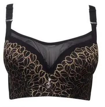 Soutien-gorge Grande Taille Femme 75-105 C D DD E F Bonnets Profonds Sexy en Dentelle Push-Up Brassi