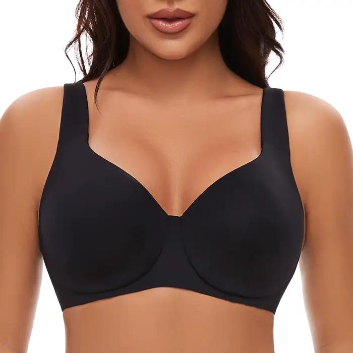 Soutien-gorge à armatures grande taille minimiseur couverture complète sans couture sans doublure so