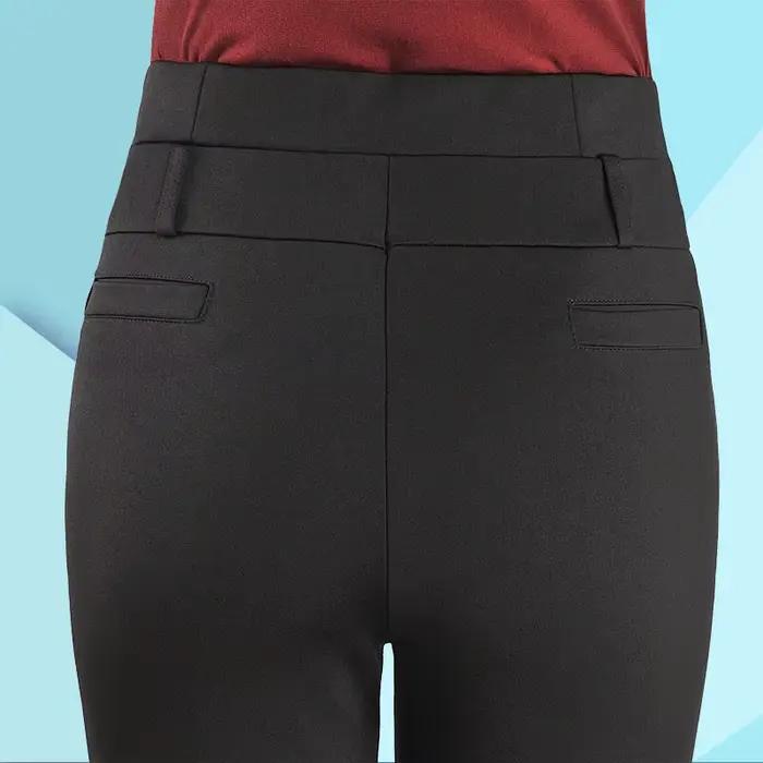 Pantalon Femme 2026 Nouvelle Collection Printemps Automne Taille Haute Extensible Décontracté Grande