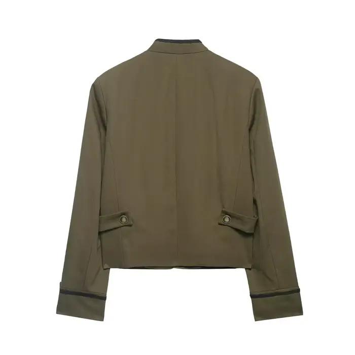 ZYIG Nouvelle Collection Printemps 2026 – Veste de Costume Élégante pour Femme avec Épaulettes Rembo