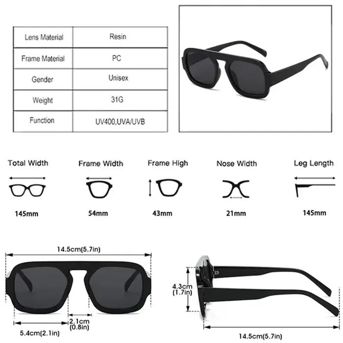 JNPCXI rétro carré lunettes de soleil femmes marque de mode Design dégradé nuances UV400 hommes Punk