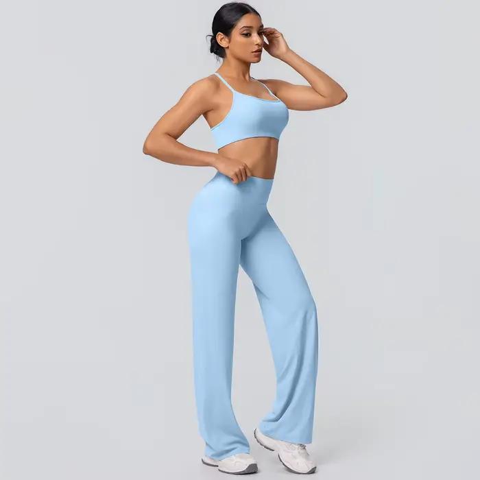 Costume de sport de Yoga pour femmes, beau dos Sexy, sous-vêtements de Yoga avec coussinet de poitri