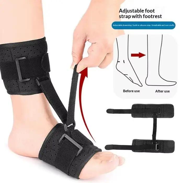 Attelle de nuit réglable pour fasciite plantaire, orthèse stabilisatrice pour pied tombant, soutien 