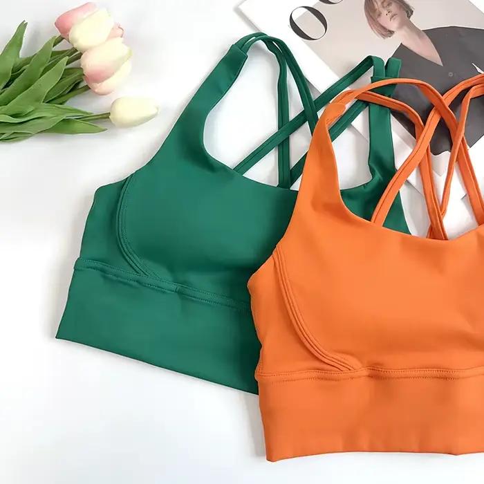 Ensemble de Yoga 2 pièces, sensation nue, vêtements d'entraînement pour femmes, Shorts de Yoga taill