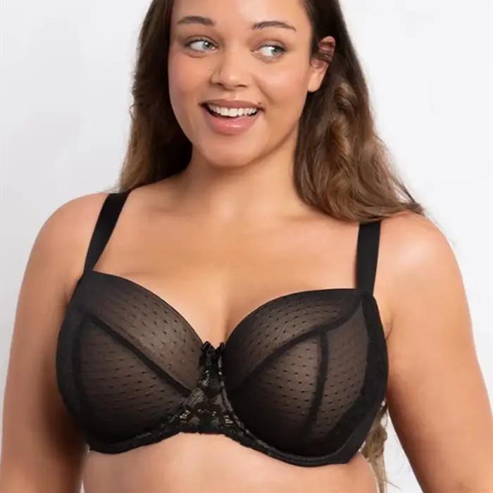 Soutien-gorge à armatures pour gros seins, bonnet fin, sous-vêtements confortables, grande taille, 7