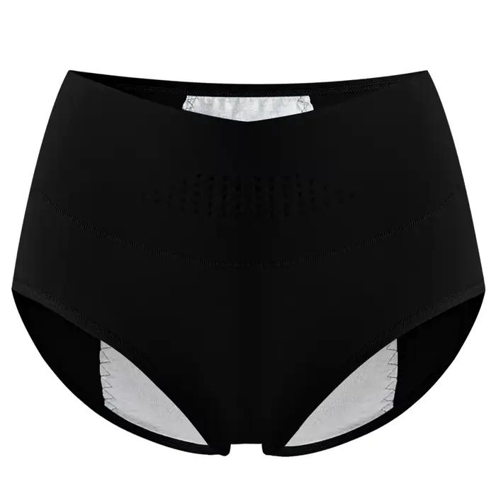 Taille haute culotte menstruelle pour femme pantalon élargi période anti-fuite sous-vêtements physio