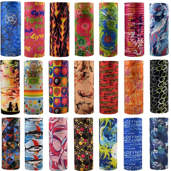 Hommes femmes coupe-vent bandeau Tube Bandana foulard en plein air cyclisme masque élastique sans co