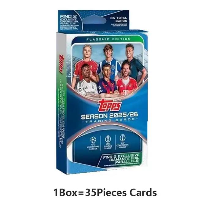 Collection de cartes Topps authentiques saison 2025-26 UCC Champions League European War UEFA Club C