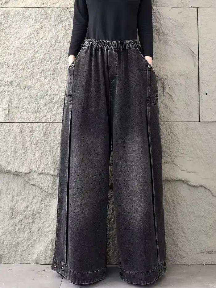 Amax LuluE 2026 printemps mode classique Denim pantalon dames Vintage solide jean décontracté femmes