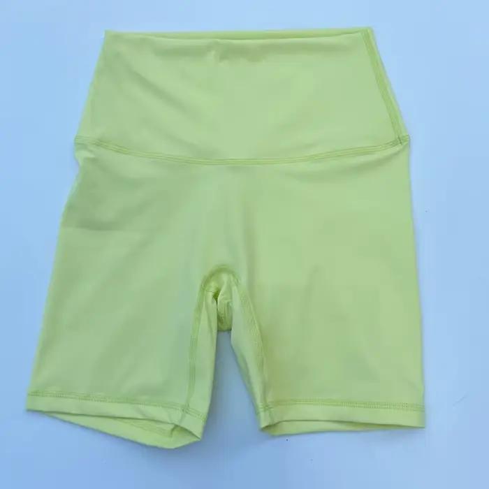 Short de sport taille haute pour femmes, short de Yoga, coupe cintrée, levage des fesses, course à p