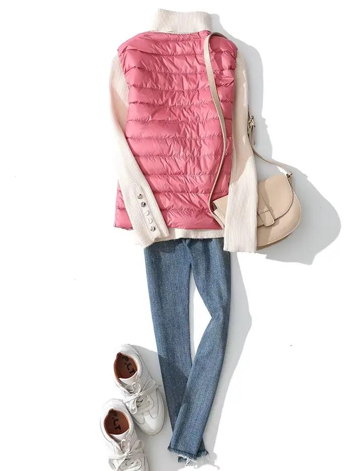 NewBang-Gilet Femme, Doublure Chaude, Glaçure Chaude, Ultra Légère, Portable, Fibre Hiver, Grande Ta