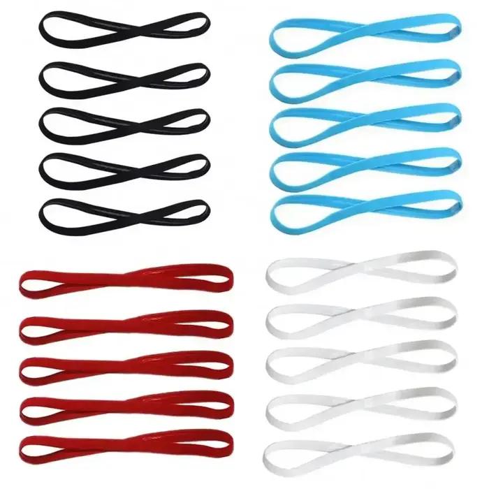 Bandeaux de cheveux de yoga pour hommes et femmes, bande de sauna de sport bande de course non ald, 