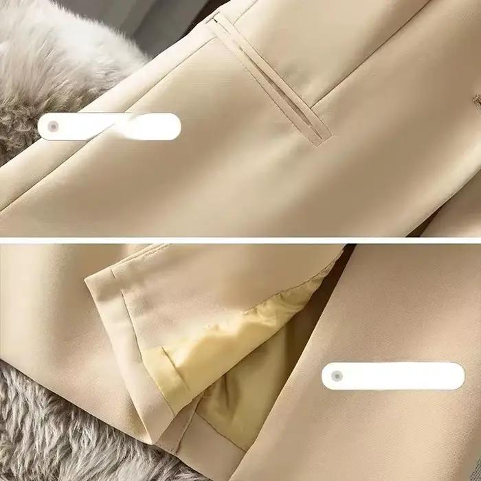 FibrCardigan-Manteau sur mesure pour femme, veste noire imbibée, vêtements de créateurs de luxe, mod