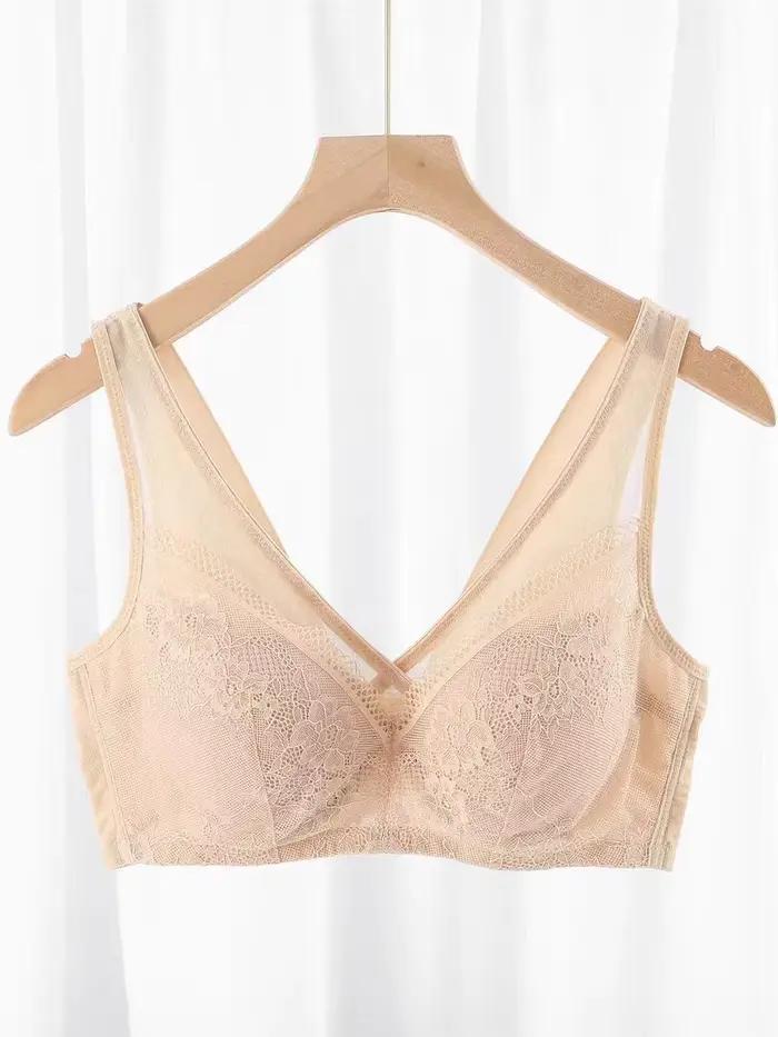 Grande taille bâton sur soutien-gorge B C tasse Sexy dentelle soutien-gorge pour femmes grande taill
