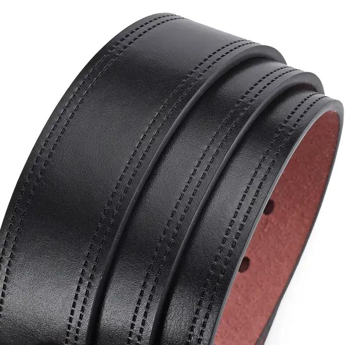 Cuir véritable pour hommes de haute qualité boucle jean peau de vache ceintures décontractées affair