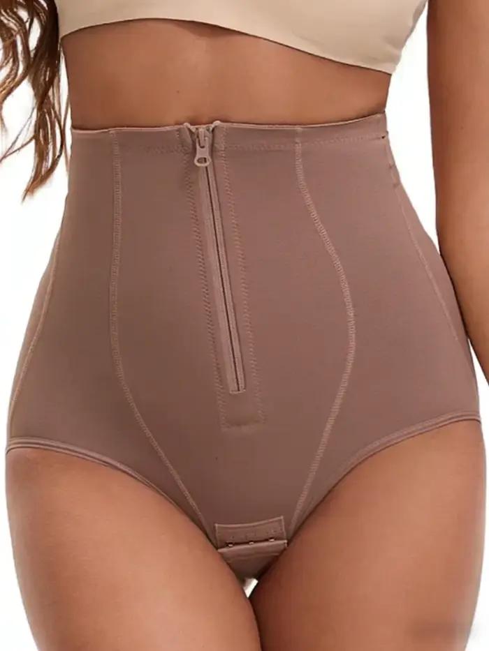 Culotte gainante taille haute pour femme, effet remonte-fesses, contrôle du ventre, gaine amincissan