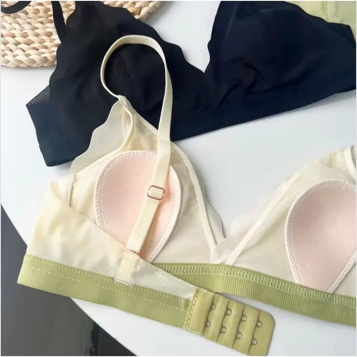 Soutien-gorge sans couture à dos bas pour femmes, haut confortable, sous-vêtements sans fil, lingerie sans doublure, sexy, bralette dos nu, livraison directe