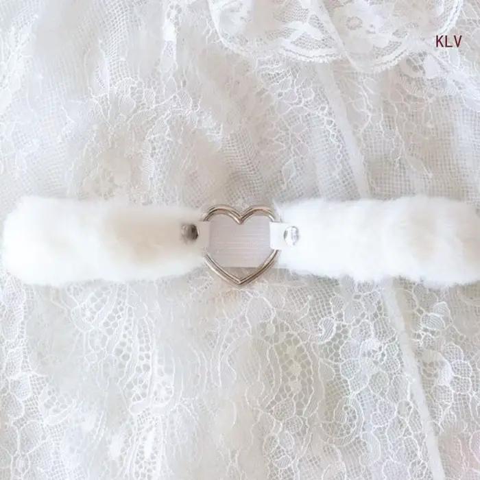 Porte-jarretelles en peluche pour femmes, harnais cuisse, sangle jarretelles pour fête Cosplay, boîte nuit, accessoire