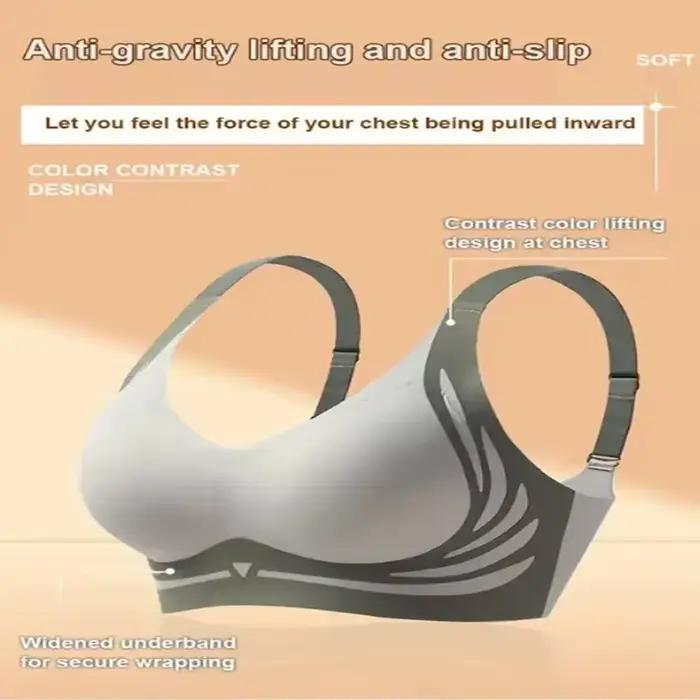 Bezešvé push-up podprsenky pro ženy