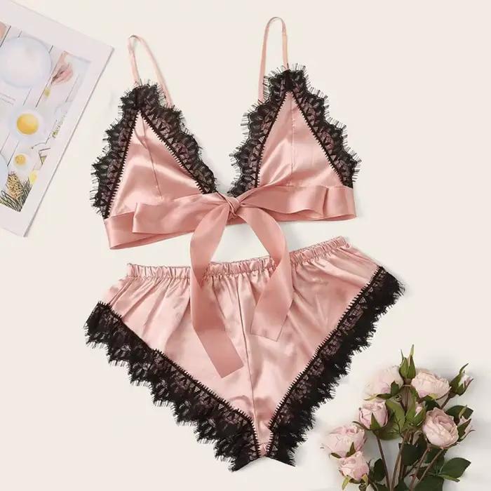 Nuisette sexy pour femmes, sous-vêtements, lingerie, vêtements de nuit, pyjamas, livraison gratuite