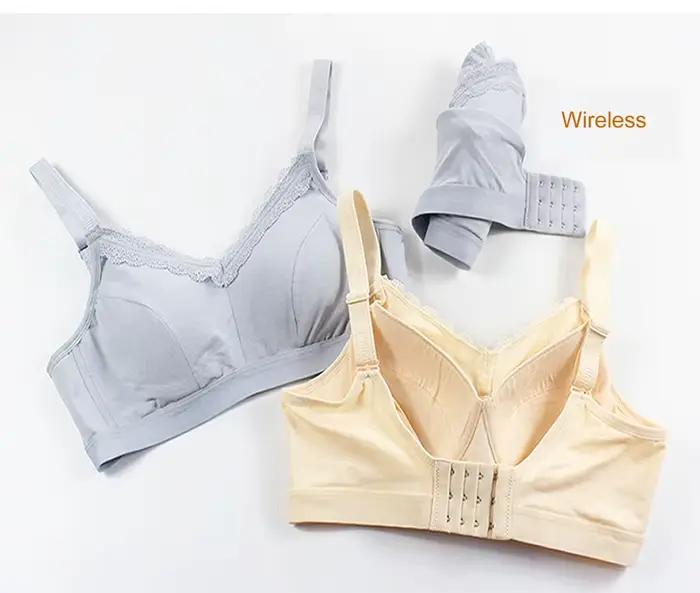 YUEIIMAY Soutien-gorge post-mastectomie avec dispositif d'augmentation mammaire à implant de graines de spirale graminée