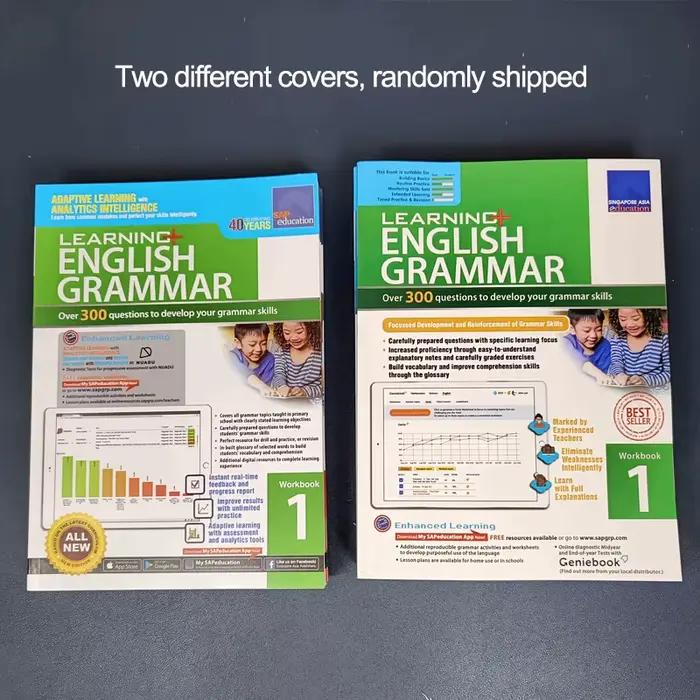 Livre Vocabulaire de Singapour pour Apprendre l'Anglais, Cahier d'ApprentiCumbria de l'Anglais, pour les Dossiers des Élèves de 1 à 6 Ans, pour Réduire le Cahier d'Entraînement, pour l'École Primaire 