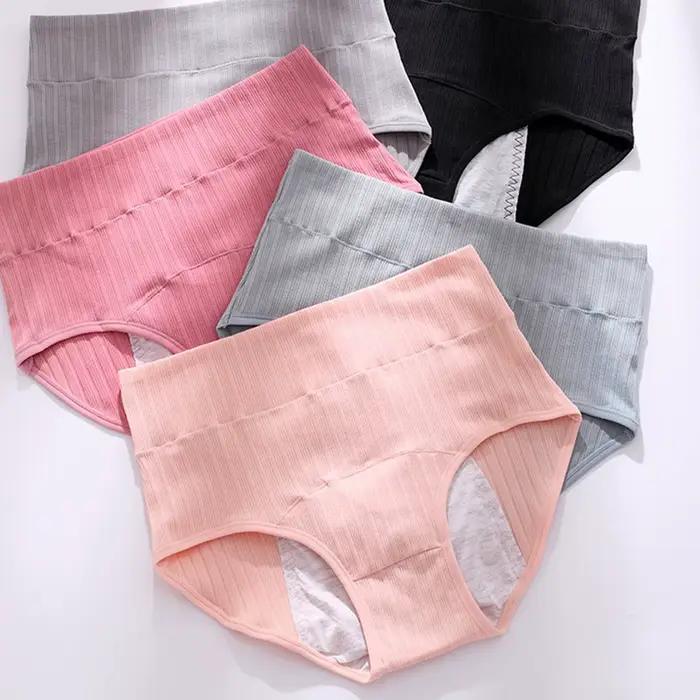 Dámské menstruační kalhotky s vysokým pasem