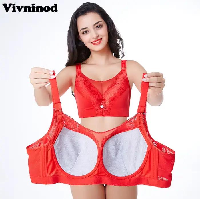 Grande taille grande taille soutiens-gorge pour femmes D E F G tasse soutien-gorge 115F 120G soutien-gorge Push Up grandes soutiens-gorge femme ull tasse grande taille soutiens-gorge pour femmes D E F