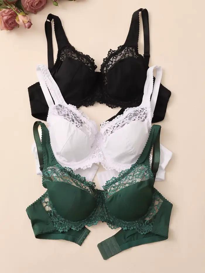 Lingerie pour femmes grandes tailles - Soutiens-gorge sexy pour femmes |   Soutien-gorge confortable à armatures