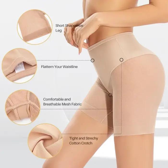 Culotte Slim en Maille pour Femme, Sous-Vêtement Amincissant, Taille Haute, Nouvelle Collection
