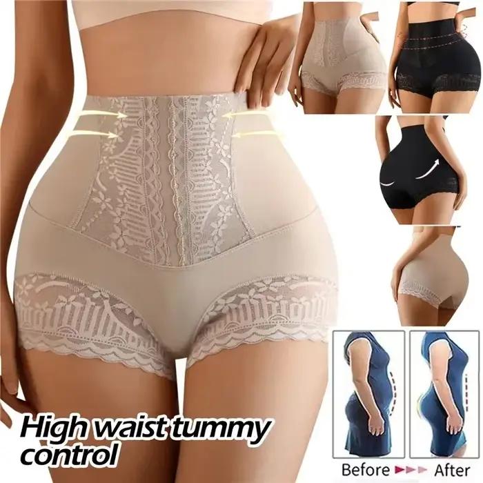 Culotte Taille Haute pour Femme, Sous-Vêtement Amincissant, Post-Partum, Rehausseur de Fesses