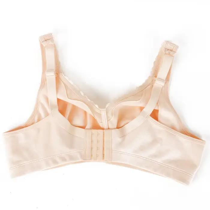 BCHRAYIUP Soutien-Gorge sans Armature Non rembourré Femme à Couverture Totale Coton 90 95 100 105 110 115 120 AA B C D E F G