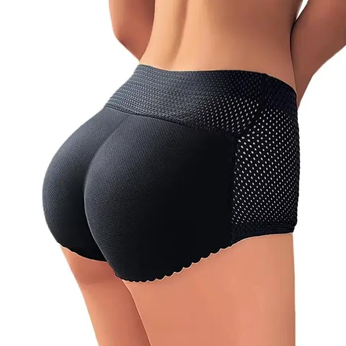 Culotte sculptante rehausse-fesses pour femme avec coussinets de hanche, effet push-up, gainante, invisible