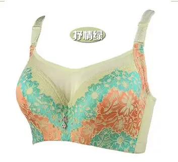 Soutien-gorge Grande Taille Femme 75-105 C D DD E F Bonnets Profonds Sexy en Dentelle Push-Up Brassière Sans Bretelles BH VS C3307