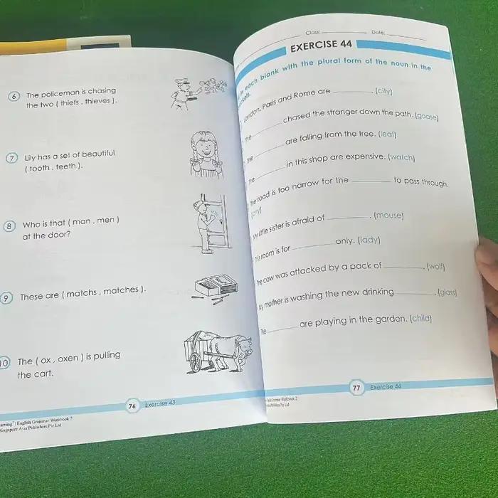 6 livres/ensemble 1-6st apprentissage de l'anglais de singapour grammaire de qualité SAP cahier d'exercices Geniebook école primaire 8-12 ans devoirs pour étudiants