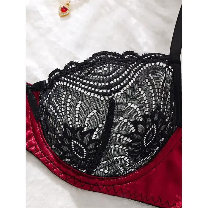 Sexy valentýnský set černé krajky