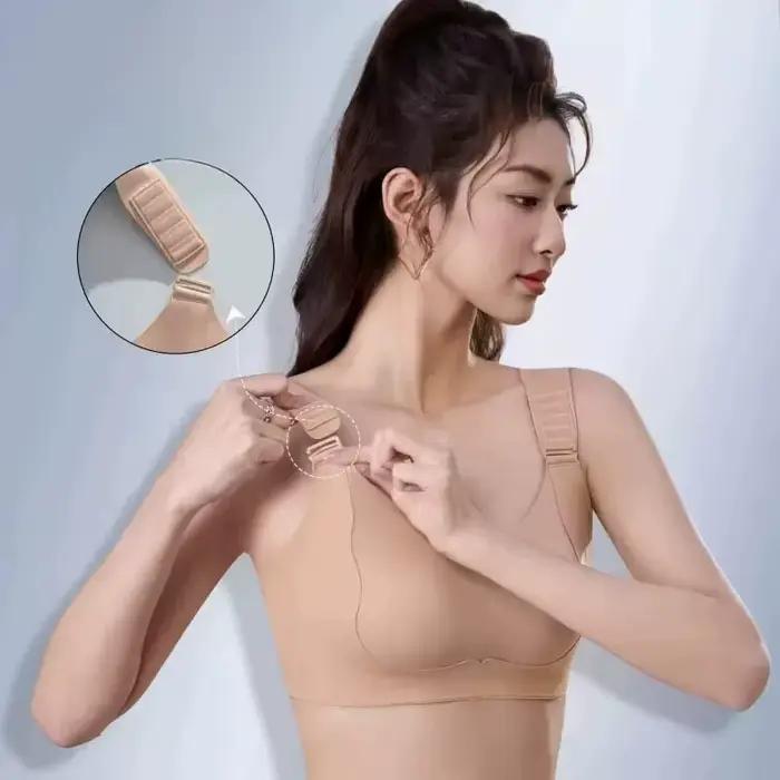 Soutien-gorge sans couture grande taille pour femme, bretelles réglables, anti-affaissement, soutien des aisselles, réduction de la poitrine, usage quotidien, tailles 34-44, NOUVEAU