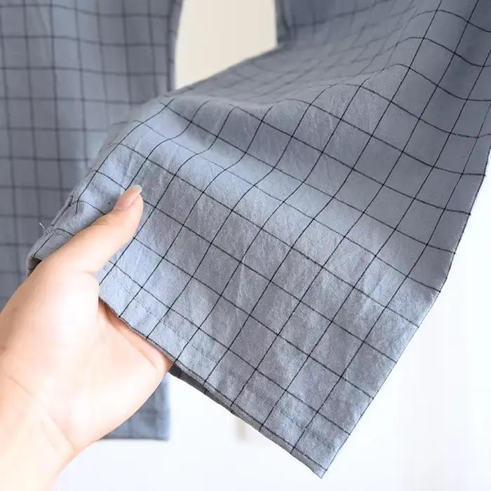 Pánské pyžamo FJJ, bavlněná látka s jemnými kostkami